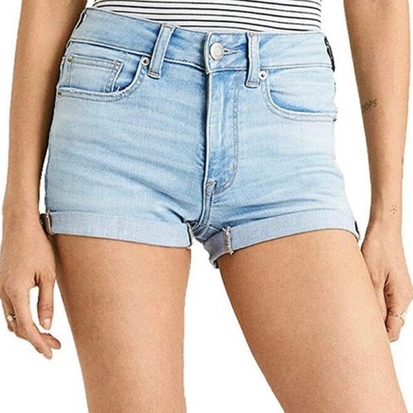 AMERICAN EAGLE Ne(x)t Level Stretch Hi-Rise Shortie - Picture 3 of 13